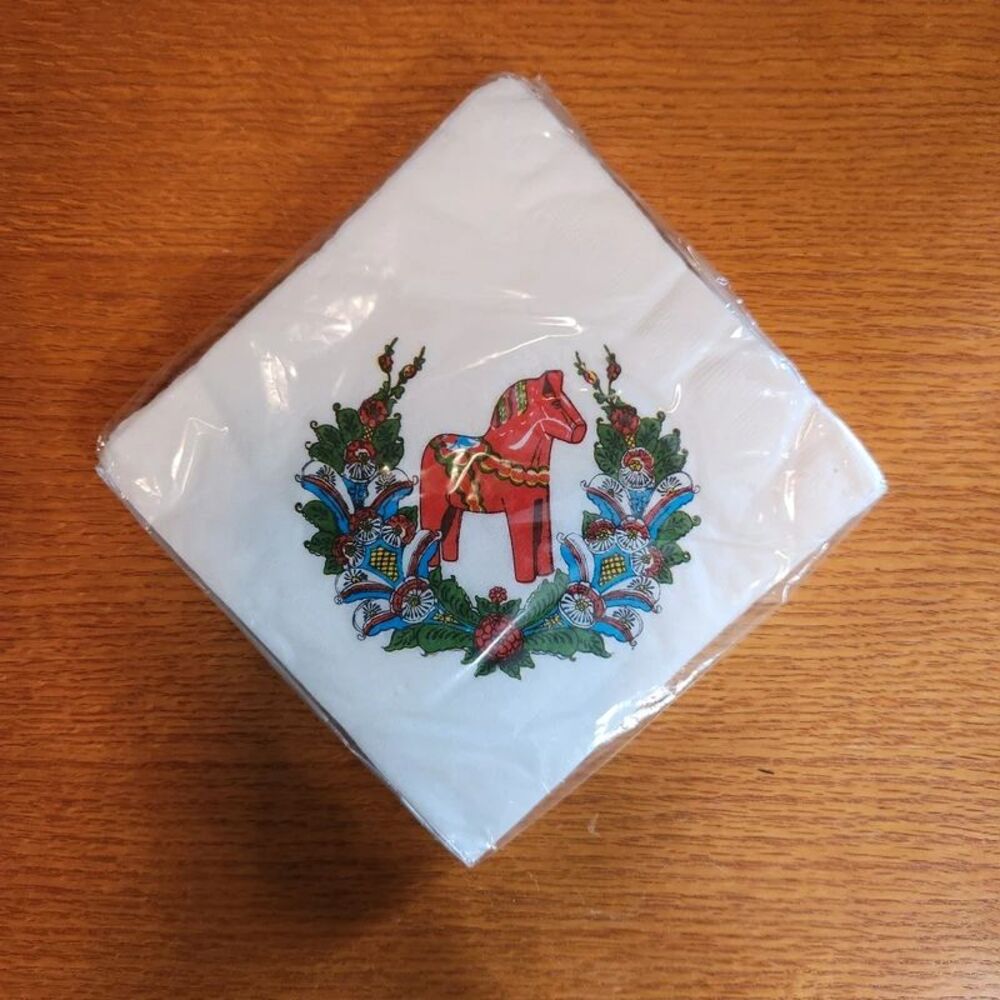 Vintage Swedish Christmas Napkins